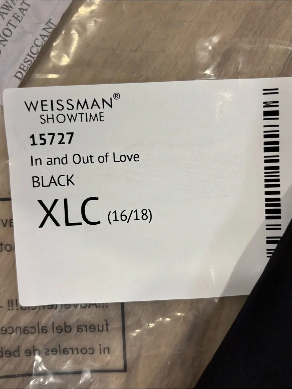 Weissman Black Sequin Bodice Dance Costume with Vest and Wide-Leg Pants XLC